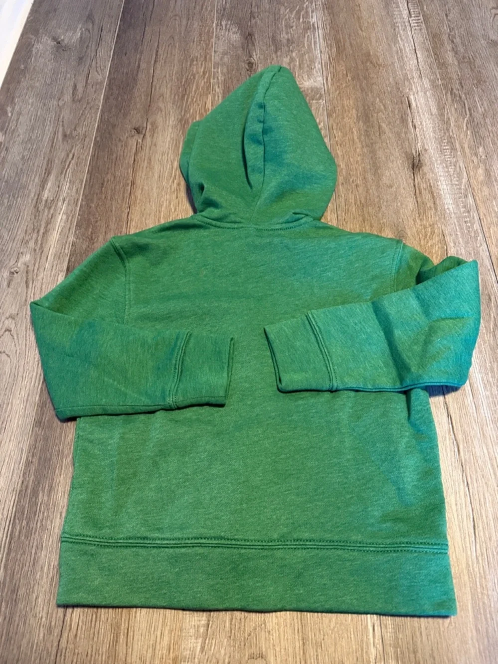 Old Navy Green Hooded Zip-Up Sweatshirt with Skate Graphic